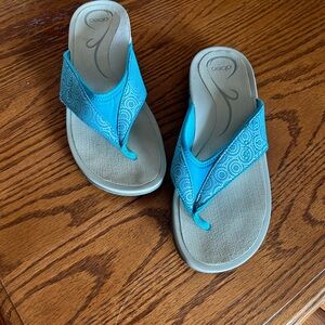 Abeo turquoise sandal 9 women’s